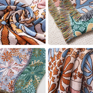 <span class=keywords><strong>Manta</strong></span> Tejida con Logotipo Personalizado DaiRui, Tapiz de Jacquard de Algodón al por Mayor para Regalos Promocionales y Decoración de Hogar de Lujo - Product Image 4