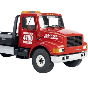 CROSSRC WT4 1/10 4WD Camion de dépannage <span class=keywords><strong>RC</strong></span> style américain avec plateau élévateur, châssis métallique, 2 vitesses - Product Image 1