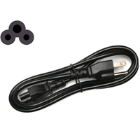 Cable de alimentación Universal de 3 clavijas, IEC-60320 IEC320 C5 a NEMA 5-15P 3