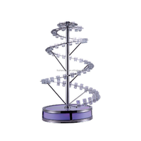 Buffet Traiteur Décorations Buffet De Luxe Or En Acier Inoxydable Buffet Présentoir De Nourriture Spirale Cocktail Stand pour La Fête De Mariage