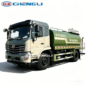 รถบรรทุกน้ำฉีดน้ำแบบถัง 12 ลูกบาศก์เมตร ผลิตในจีน แบบ OEM ขับเคลื่อน 4x2 สำหรับล้างถนนและทำความสะอาดรถยนต์ - Product Image 3