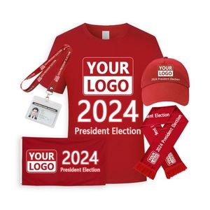 2024 Wholesale President Election T <b>Shirt</b> Campaign Short Sleeve Logo Screen Printing Promotional Item <b>Shirt</b> for Men T-<b>Shirt</b> - Product Image 2
