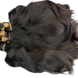 ผมอินเดียแท้ 100% คุณภาพสูง ผมตรงธรรมชาติแบบโบโฮ ไม่มีการต่อผม - Product Image 1
