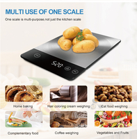 Ménage Professionnel Affichage Led Acier Inoxydable Cuisson Balance De Cuisson Mesure Électrique Balance Alimentaire Balance Numérique Cuisine