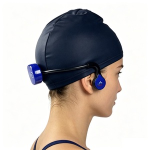 Kit de communication aquatique <span class=keywords><strong>en</strong></span> temps réel : radio FM et écouteurs sans fil à conduction osseuse avec clip nasal et embouts auriculaires - Product Image 3
