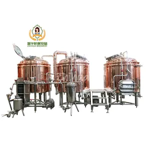 Premium 500L Red Copper Brewhouse for Hotel Pub Brewing Excellence