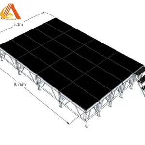 Cung Cấp Trực Tiếp Từ Nhà Máy Sân Khấu Ngoài Trời Sân Khấu Hòa Nhạc Nhôm Bán Sân Khấu Hòa Nhạc Ngoài Trời