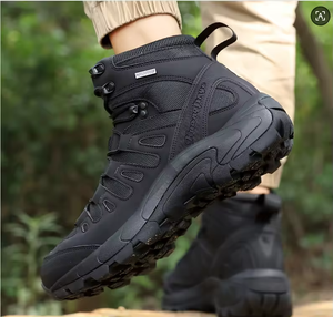 Men's Anti-Slip Work safety Boots Breathable Tactical Hiking <b>Shoes</b> for Outdoor Camping Desert Off-Road Hunting Winter - Product Image 2