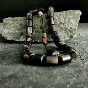 Cuentas de cuerno de búfalo ecológicas, tasbih artesanal, cuentas de oración espirituales para meditación, mindfulness y devoción diaria. - Product Image 5