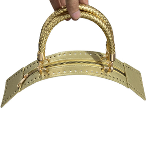 Accessoires pour sacs à main tissés, matériaux d'accessoires de haute qualité vintage à double poignée avec fermeture éclair pour la fabrication de portefeuilles - Product Image 6