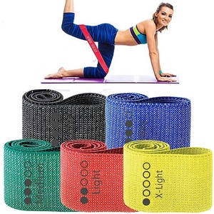 Bandas de Resistencia Elásticas para Cadera, Antideslizantes, con Logotipo Personalizado, para Yoga, Gimnasio, Fitness, Venta al Por Mayor - Product Image 1