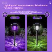 Lampe anti-moustiques électrique à énergie solaire, étanche, portable, avec prise pour le camping en plein air et l'utilisation domestique