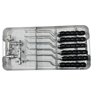 Medical Orthopedic Spine <strong>PEEK</strong> <strong>Lumbar</strong> TLIF -PLIF <strong>Cage</strong> <strong>Lumbar</strong> <strong>PEEK</strong> <strong>Cage</strong> Spine Surgery Instrument Set