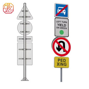 علامات مرور عاكسة من الألومنيوم بسعر المصنع حسب الطلب ، علامات أمان موثوقة سهلة التركيب وتحذيرات المرور - Product Image 2