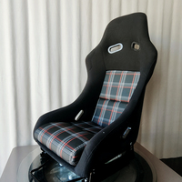 Sièges baquets de course légers en fibre de carbone avec motif pied-de-poule pour BMW M3 E30 E36 E46 E90 E92 E93 F30 F80 G20 G80