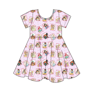 Nuovi Arrivi ODM Abiti <span class=keywords><strong>Estivi</strong></span> per Bambine in Seta di Latte Traspirante con Stampa Cartoon Personalizzata, Abbigliamento per Bambini all'Ingrosso - Product Image 5