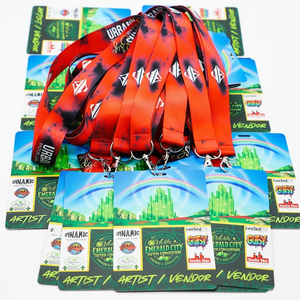 Asegure las <span class=keywords><strong>credenciales</strong></span> visibles con tarjeteros de identificación de cobertura completa y gancho en cordones de <span class=keywords><strong>PVC</strong></span> cómodos personalizados-Promoción ecológica - Product Image 2