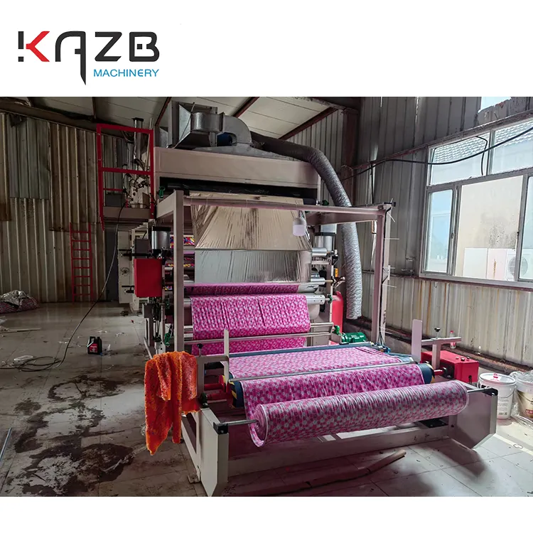 Automatic fabric making bronzing embossing machine