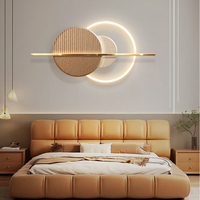 Moderne Lumière Luxe Salon Canapé Fond Mur Art Décor Peinture Tridimensionnelle Grès LED Peinture