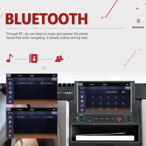 Nuevo Diseño de Autoestéreo de Un Solo DIN, Pantalla de 6.2 Pulgadas, CarPlay con Cable, Android Auto, MP5, Bluetooth, FM, USB, Carga Rápida, Micrófono Externo - Product Image 3