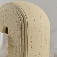 Papier hygiénique en pierre Offre Spéciale de luxe pour toilette salle de bain cuisine salon comptoir Table travertin boîte à mouchoirs