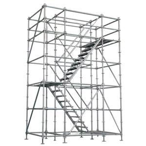 OEM perancah baja konstruksi Andamios steiger echafaudage -- metallique Hot Dip galvanis kunci perancah keamanan - Product Image 1