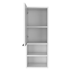 DB Savona Single Door Medicine Cabinet with Two Interior and Two External <b>Shelves</b> <b>White</b>-Depot E-SHOP Bathroom <b>Shelves</b> - Product Image 2