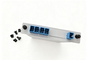 Hiệu suất cao 1x2 1x4 <span class=keywords><strong>FTTH</strong></span> sợi quang SC UPC/APC kết nối cáp truyền thông với Bộ tách quang hiệu suất cao - Product Image 2