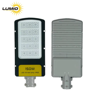 Lámpara Solar LED LUMIO para Calle, Impermeable, de Aluminio, IP65, 30W 50W 100W 150W 200W, Certificación CE, Disipación de Calor, para Carreteras, 2 Años de Garantía - Product Image 1