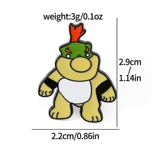 เข็มกลัดโลหะเคลือบไฟฟ้า 154 แบบ ลายการ์ตูนเกม สำหรับติดเสื้อ ซูเปอร์มาริโอ กอริลลา ของขวัญ ของแท้จากโรงงาน - Product Image 6