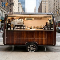 Remorque mobile OEM pour café, thé au lait, limonade et boissons, idéale pour les festivals, événements en plein air et marchés