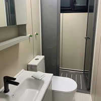Maison préfabriquée modulaire en acier, écologique et multifonctionnelle, pour bureau/camping/hôpital/magasin, design moderne extensible, luxe, petite taille