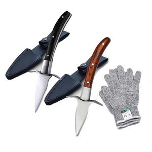 1 Set couteau à huîtres avec manche en bois multi-usage couteau à écailler les fruits de mer garde pétoncles ouvre-coquille couteau à ouvrir manuel - Product Image 1