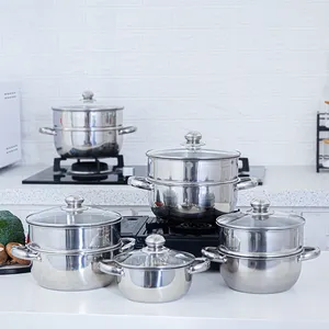 Pots For Kitchen Cheap Sets Stainless Steel Tools Pot Set Non Stick Colorful Oil Marble Used Kitchen Accessories Cooking Pots