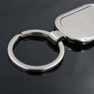 Sy67 Custom Logo Blank Sublimation Car Promotional Stainless Steel Metal Blank Keychain Home Keyring for Promotion Gift - Product Image 3