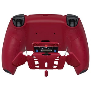 อุปกรณ์เสริมเกม EXtremeRate ชุดปุ่ม RISE4 แบบยางสีแดงภูเขาไฟ สำหรับติดตั้งด้านหลังจอย PS5 พร้อมปุ่มรีแมพ - Product Image 4