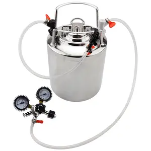 Air Fitting Homebrew Aksesoris Bola Lock Cornelius Gaya Soda Keg SET-19 Liter Bir Barel Ayunan Botol Menyedot Anggur