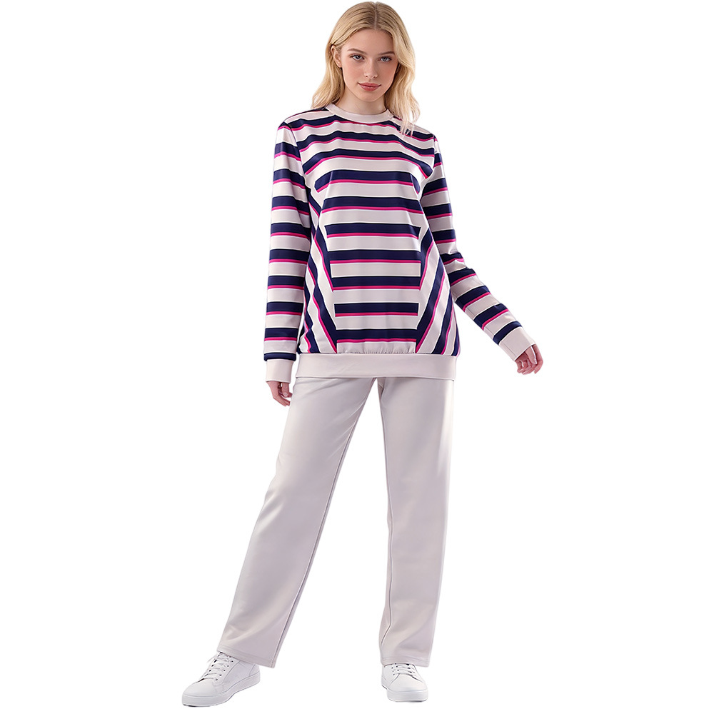 Stranger Things Holly Wheeler Striped Sweatshirt Set