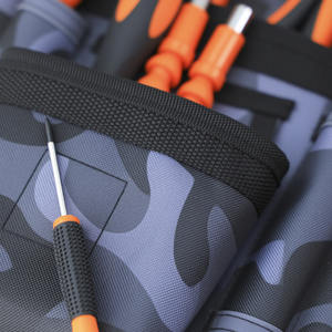 Bolsa de cintura magnética para herramientas, ajustable, con múltiples bolsillos, para reparaciones, carpintería, instalaciones eléctricas y trabajos de instalación. - Product Image 1