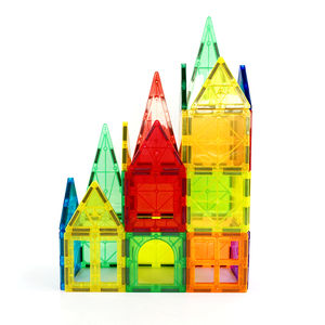 Nuovo oggetto <span class=keywords><strong>puzzle</strong></span> magnetico mattonelle magnetiche per bambini tessere magnetiche 3D piastrelle Set educativo stelo di ispirazione giocattoli piastrelle - Product Image 6