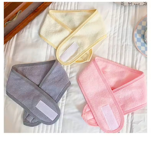 Diadema Personalizada con Logotipo de Alta Calidad para Belleza y SPA, con Cinta Mágica de Velcro, para el Cabello de Mujer, Toallas Suaves para la Cabeza o el Cabello - Product Image 4
