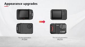 กล้องถ่ายภาพความร้อนขนาดพกพา New Sensmart PF210 พร้อมจอแสดงผลอินฟราเรด 256x192 จุด  หน้าจอสัมผัส LCD 3.5 นิ้ว ระยะตรวจจับ 12 เมตร ความถี่ 25Hz/9Hz รุ่น PF210 PF - Product Image 4