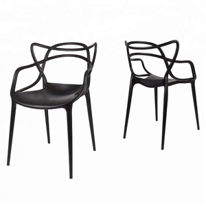 asientos para sillas manufactures plastique chaise plasticas black colored designer plastic dinning chair for sale