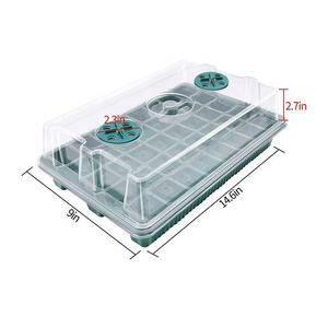 Coperchio vassoio semina propagatore Kit sementi vaso <span class=keywords><strong>di</strong></span> plastica a buon mercato <span class=keywords><strong>giardino</strong></span> vivaio pianta <span class=keywords><strong>da</strong></span> fiore lampada Mini crescere vassoi piantina - Product Image 3