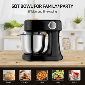 Cheftronic B03C 5L 12 Speed Baking <b>Mixer</b> Kitchen Appliance for Home Bakery Dough <b>Bread</b> Cake and Use 10L Stand <b>Mixer</b> - Product Image 3