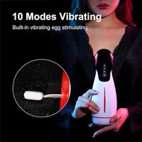 Automatische Adult Toy Herren Mastur batoren Geräte Pocket Pussy & Electric Sweater Hitze schub & Saug maschine Mastur bator Männer