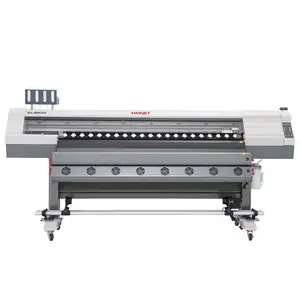 Twinjet Katoen Drukmachine Aanpasbare Industriële Grootformaat Printer Eco Solvent Inkt Printer Inkjet Printing Machine