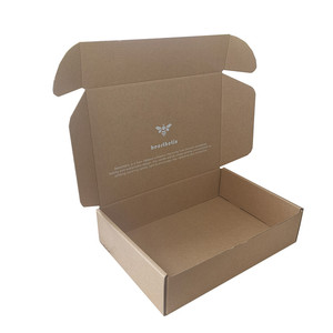 Custom logo Brown Kraft Cardboard Candles <b>Shipping</b> <b>Boxes</b> - Product Image 2