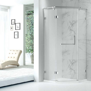 <span class=keywords><strong>Vasca</strong></span> <span class=keywords><strong>da</strong></span> <span class=keywords><strong>Bagno</strong></span> Autoportante con Porta Scorrevole in Vetro Temperato <span class=keywords><strong>e</strong></span> Lega di Alluminio, Design Moderno, Chiusura Morbida, Garanzia 5 Anni, per Hotel/Palestra - Product Image 2