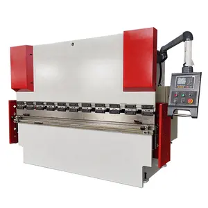 Prensa dobradeira hidráulica CNC automática WC67Y-100TX3200 Series Placa de metal